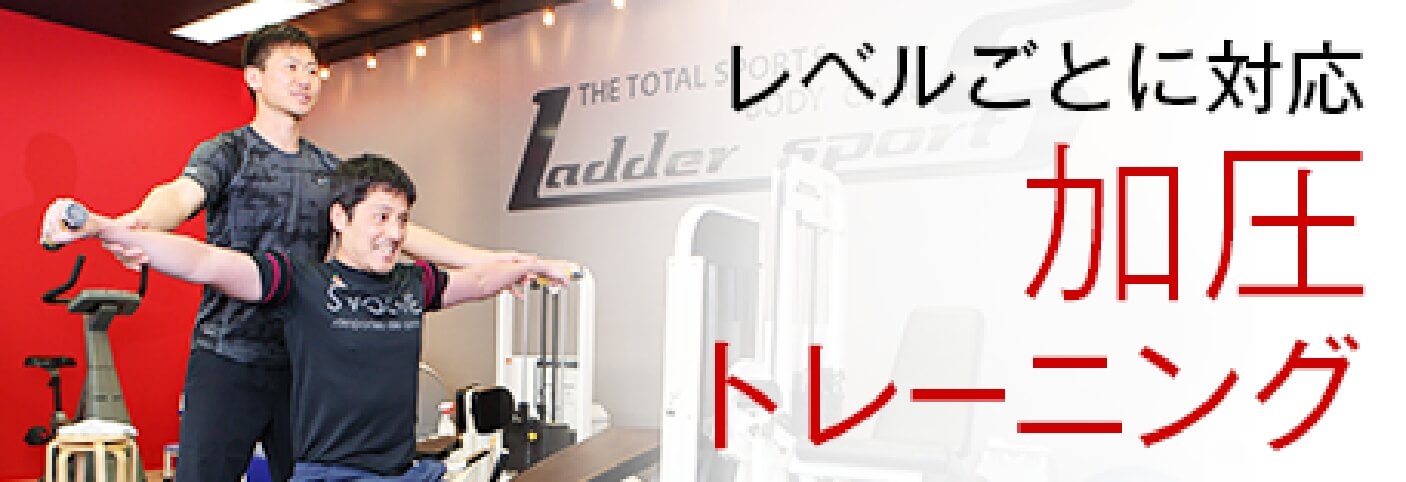 レベルごとに対応加圧トレーニング